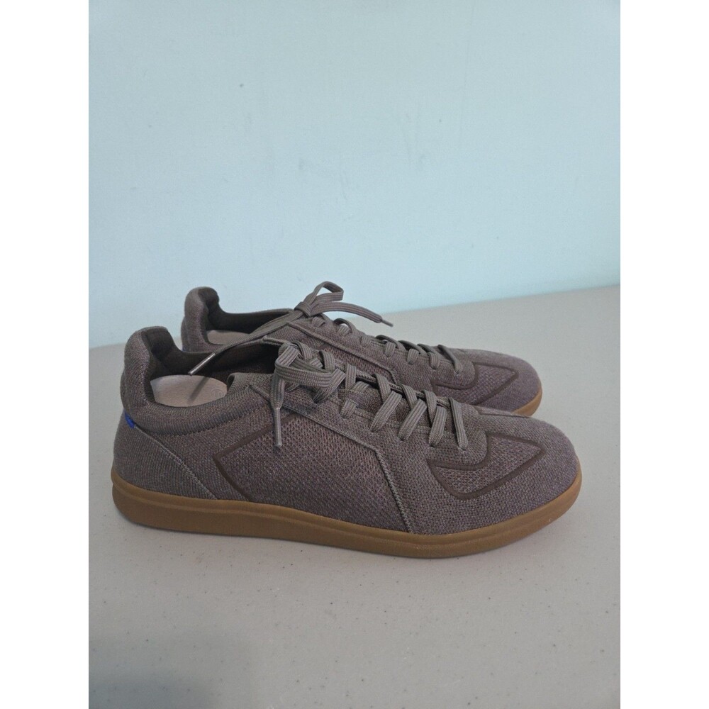 Rothy's RS01 Shoes Mens Size 10 Gray Knit Low Top Comfort Casual Sneakers